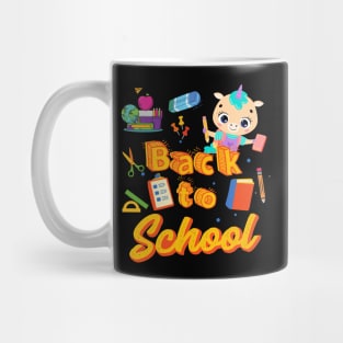 Pony Unicorn Back To School Mug